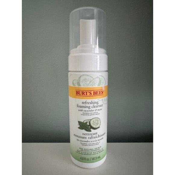 Burt's Bees Refreshing Foaming Cleanser Cucumber & Mint 4.8oz- NEW - Picture 1 of 4